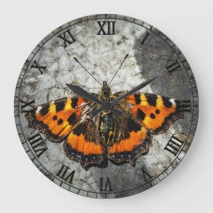 Grande Horloge Ronde Papillon Burdock