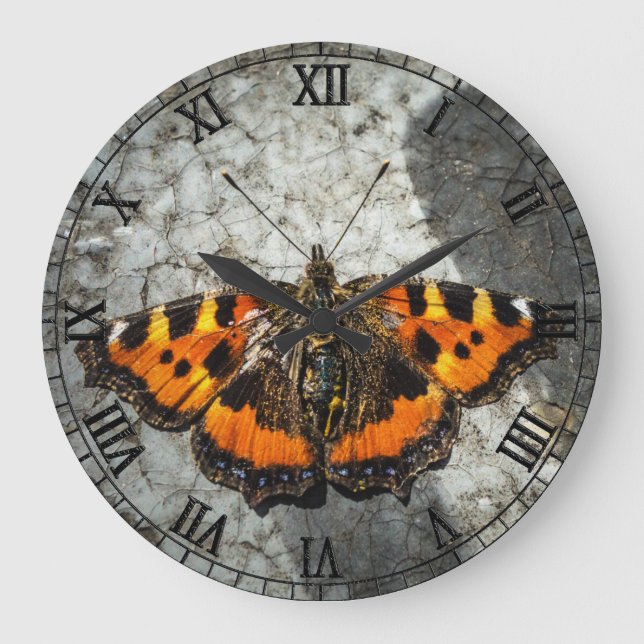 Grande Horloge Ronde Papillon Burdock (Recto)