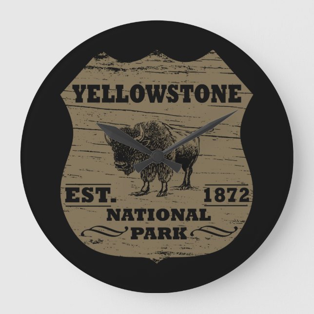Grande Horloge Ronde Parc national de Yellowstone (Recto)