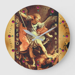 Grande Horloge Ronde Parchemin Saint-Michel de l'Archange