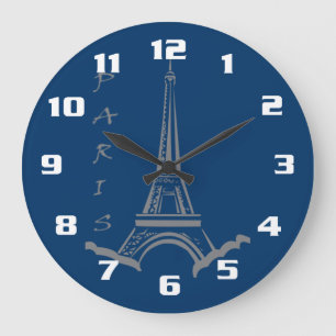 Grande Horloge Ronde PARIS France Tour Eiffel