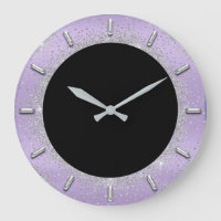 Parties scintillant gris argent gris noir Lavande