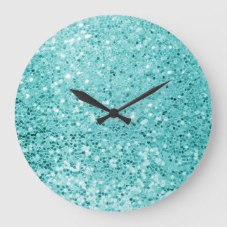 Grande Horloge Ronde Parties scintillant Mermaid-12