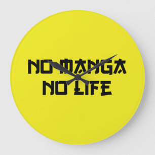 GRANDE HORLOGE RONDE PAS DE MANGA PAS DE VIE