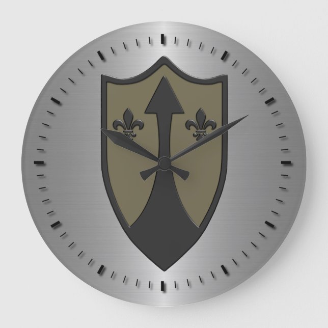 Grande Horloge Ronde Patch de la 72e brigade d'artillerie subdued COMZE (Recto)