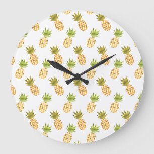 Grande Horloge Ronde Pattern Pineapple