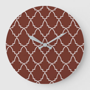 Grande Horloge Ronde Patters de Burgundy