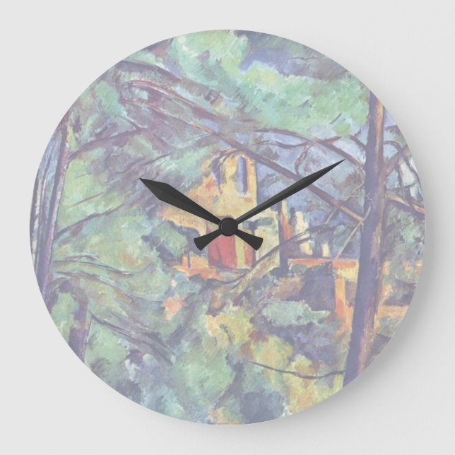 Grande Horloge Ronde Paul Cezanne - Château Noir Le Manoir Noir (Recto)