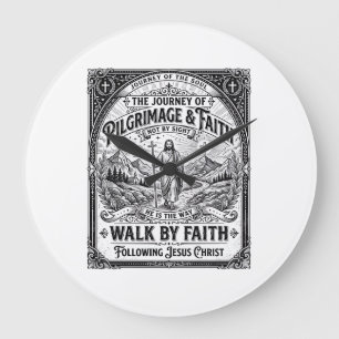 Grande Horloge Ronde Pèlerinage de Jésus Chemin Saint Voyage