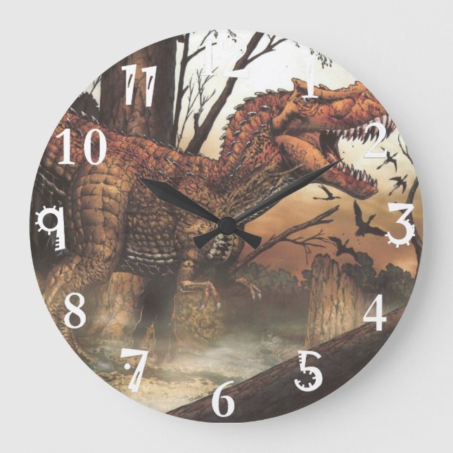 Grande Horloge Ronde Perfectionnez pour n'importe quelle mur-conception (Recto)