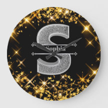 Personnalisé S Premier Monogramme D'Argent Votre N