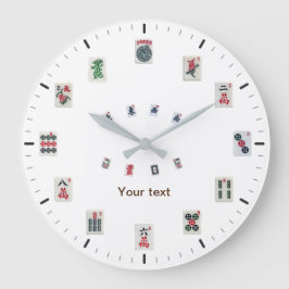 Grande Horloge Ronde Personnaliser la conception des tuiles MahJongg av