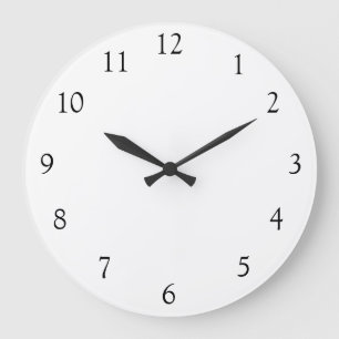 Grande Horloge Ronde Personnaliser le cadran de l'horloge