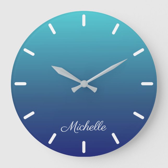 Grande Horloge Ronde Personnalité ombre (Recto)