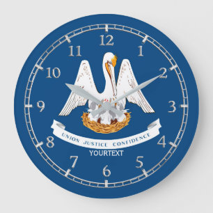 Grande Horloge Ronde Personnalized