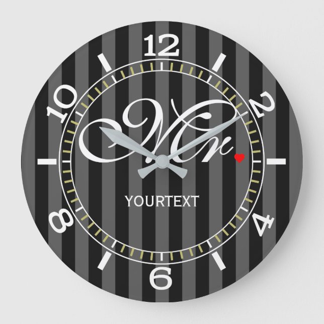 Grande Horloge Ronde Personnalized (Recto)