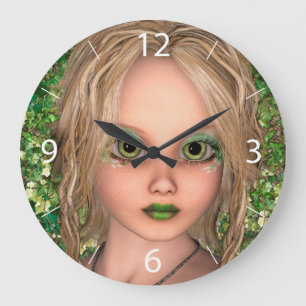 Grande Horloge Ronde Petite Fée