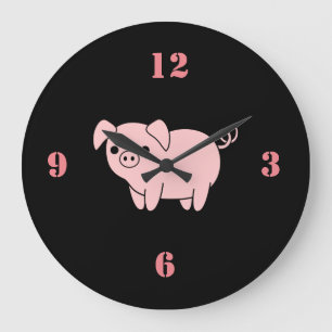 Grande Horloge Ronde Petite pince à la peau