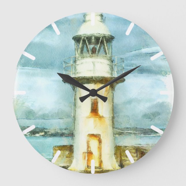 Grande Horloge Ronde Phare de la Nouvelle-Angleterre (Recto)