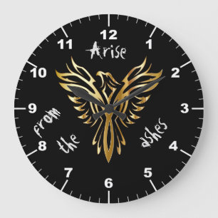 Grande Horloge Ronde Phoenix résultent des cendres