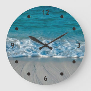 Grande Horloge Ronde Photographe - AT The BEACH + your ideas