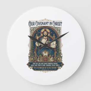 Grande Horloge Ronde Photographe de mariage Jésus T-shirt chrétien
