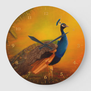 Grande Horloge Ronde Pic au lever du soleil