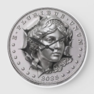 Grande Horloge Ronde Pièce de la Liberté