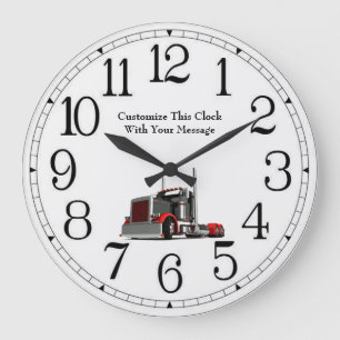 Grande Horloge Ronde Piles grandes