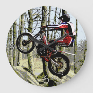 Grande Horloge Ronde Pilote d'essais moto