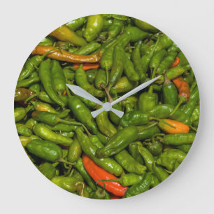 Grande Horloge Ronde Piments à vendre au marché