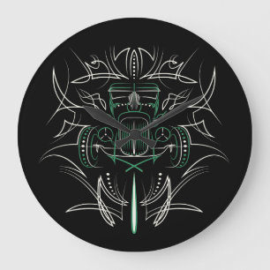 Grande Horloge Ronde Pinstriping Hot Rod