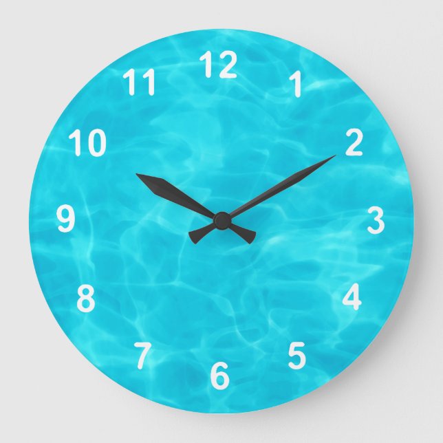 Grande Horloge Ronde Piscine. (Recto)