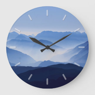 Grande Horloge Ronde Pittoresque gamme de Blue Mountain Smokey