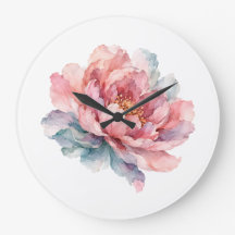 Pivoine Florale Aquarelle