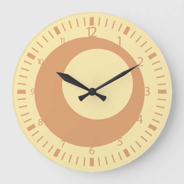 Grande Horloge Ronde Pixelat Displaced Circles by masanser (Recto)