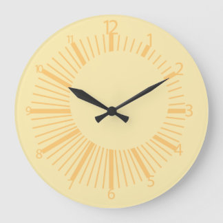 Grande Horloge Ronde Pixelat Displaced Circles by Masanser