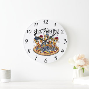 Grande Horloge Ronde Pizza