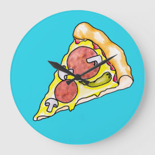 Grande Horloge Ronde Pizza