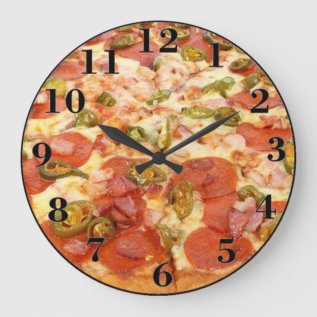 Grande Horloge Ronde Pizza (Recto)