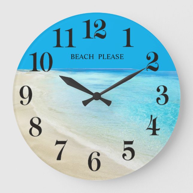 Grande Horloge Ronde Plage (Recto)