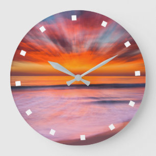Grande Horloge Ronde Plage de Sunset Tamarack Carlsbad, CA