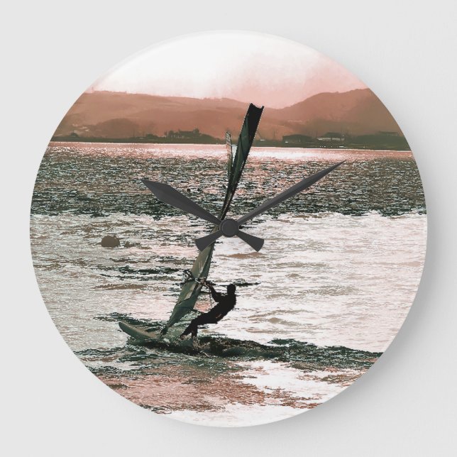 GRANDE HORLOGE RONDE PLANCHE À VOILE (Recto)