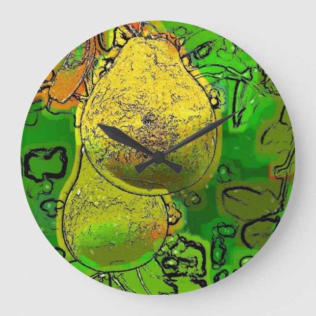 GRANDE HORLOGE RONDE POIRES (Recto)