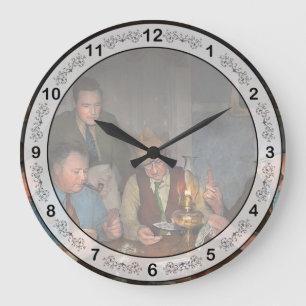 Grande Horloge Ronde Poker - Visage de poker 1939