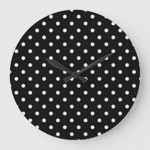 Grande Horloge Ronde Polka dot