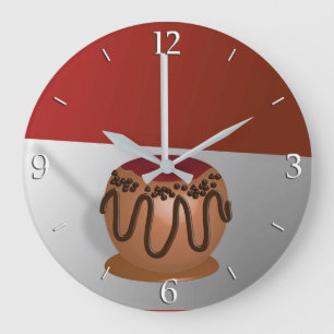 Grande Horloge Ronde Pomme à sucre