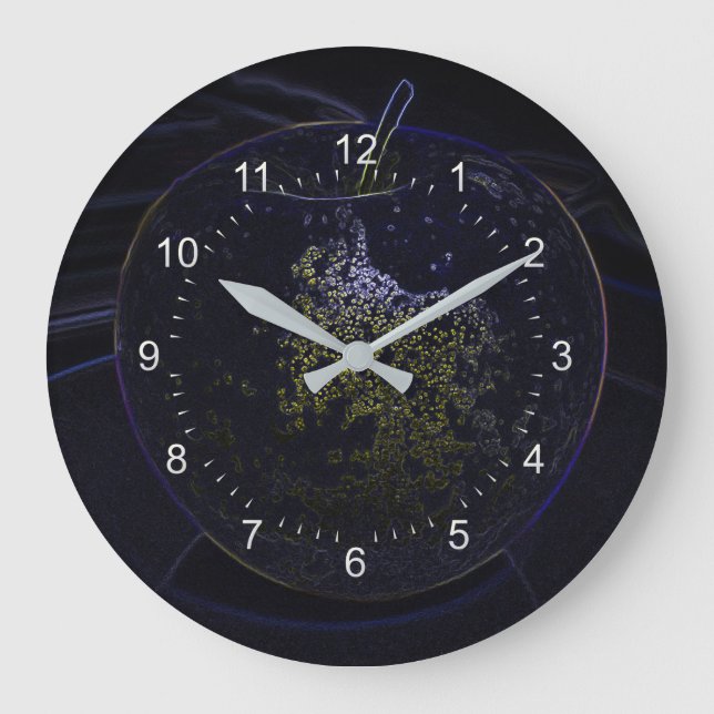 Grande Horloge Ronde pomme dorée (Recto)