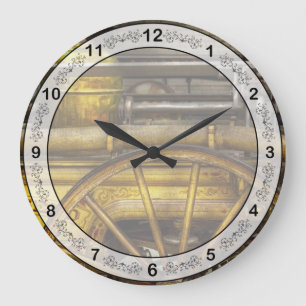 Grande Horloge Ronde Pompier - Locomotive à tender séparé - 1855