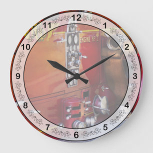 Grande Horloge Ronde Pompier - Locomotive n°2